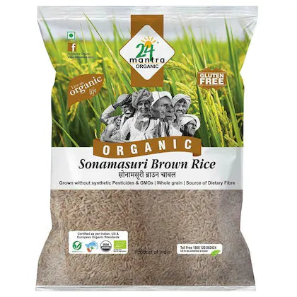 24 Mantra Organic Brown Sona Masoori Rice